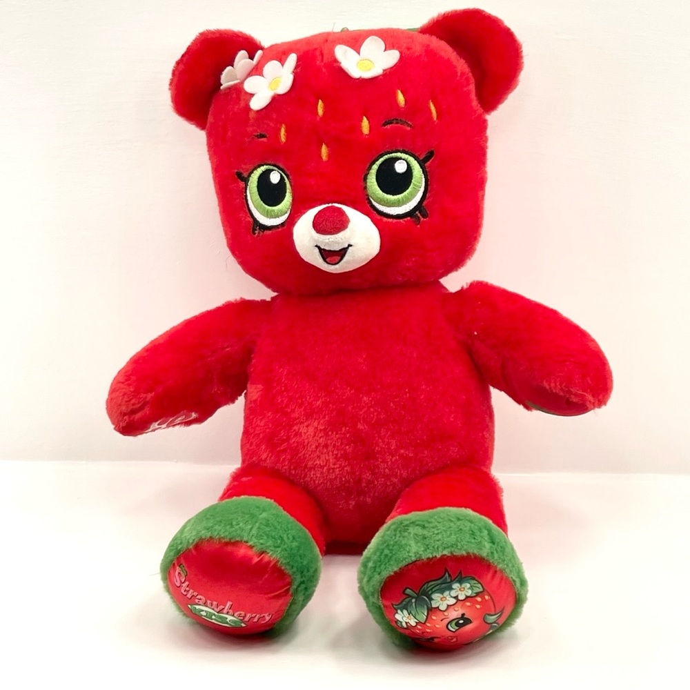 Shopkin Teddy Bear Strawberry Kiss Red